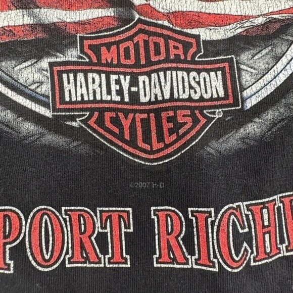 Harley Davidson Motorcycles XL Graphic Tee Gulf Coast New Port Richey Florida - Picture 5 of 8